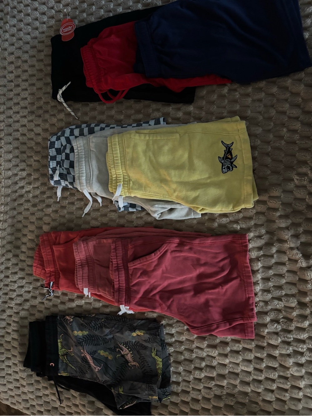 The Children's Place Yellow Shark Patch Shorts - Yellow